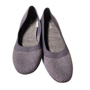 Allbirds Tree Breezers Ballet Flats Size 9 Gray Knit Washable Comfort